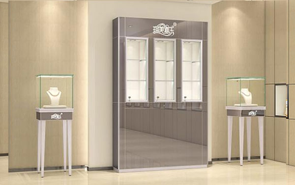 首飾靠墻展示柜如何設(shè)計(jì)